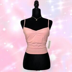 Pink Urban Outfitters Out From Under Tank Top With Built In Bra